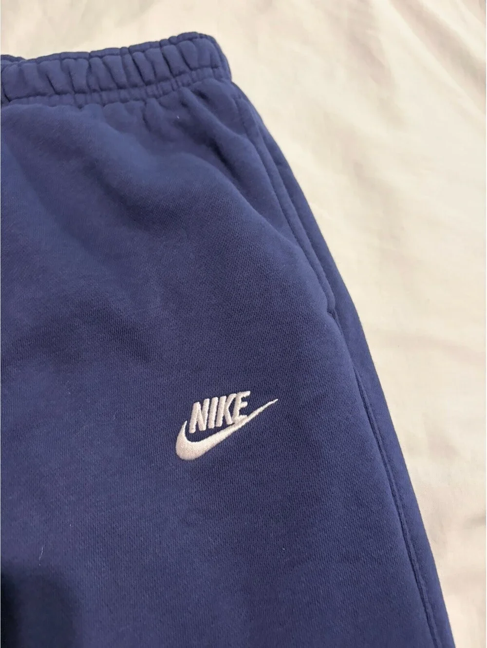 Nike Sweatpants Mens Large Blue Sportswear Club Fleece Pants